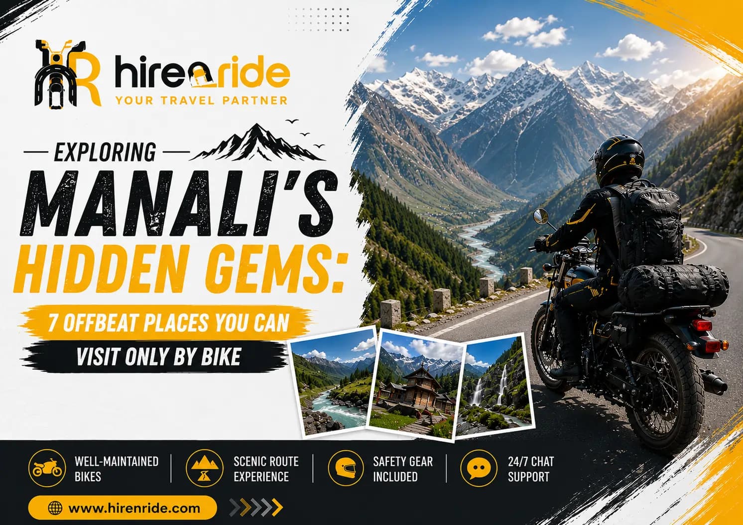 Exploring Manali's Hidden Gems: 7 Offbeat Places You Can Visit by Bike