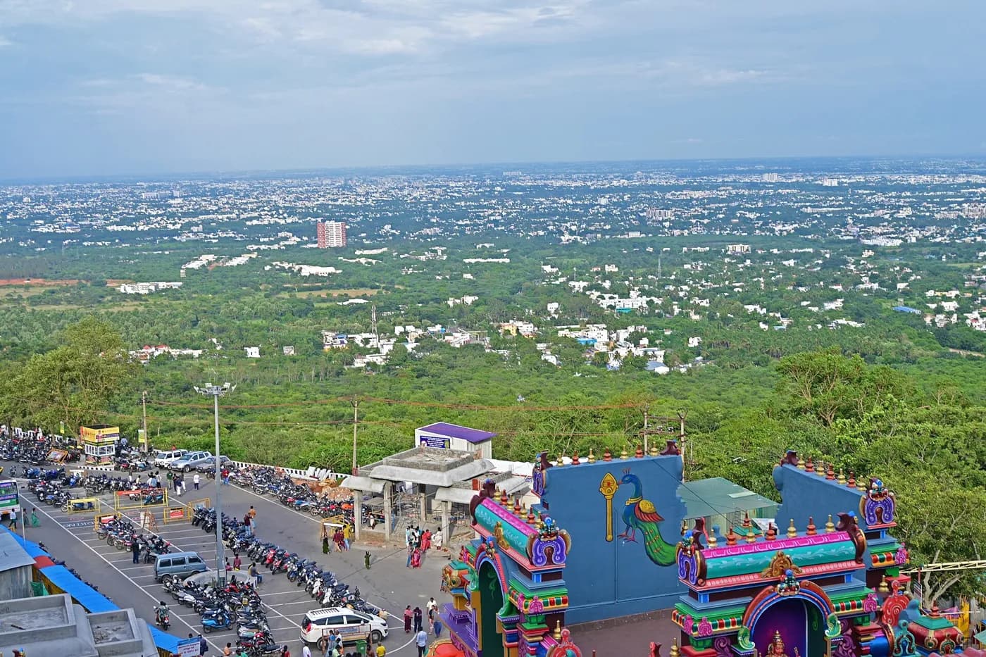 View of Coimbatore from Marudhamalai