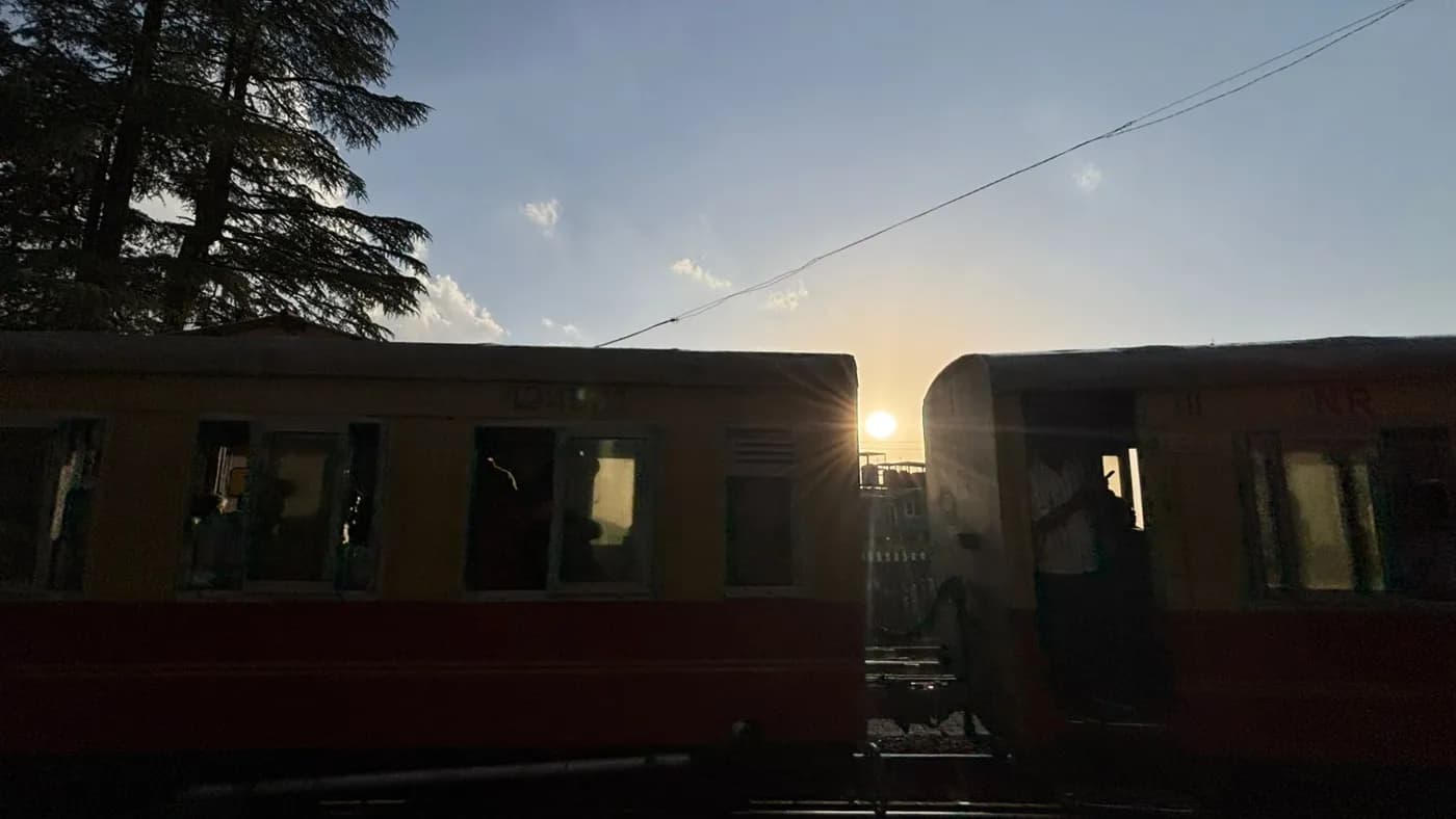 Toy train at Summer Hill station