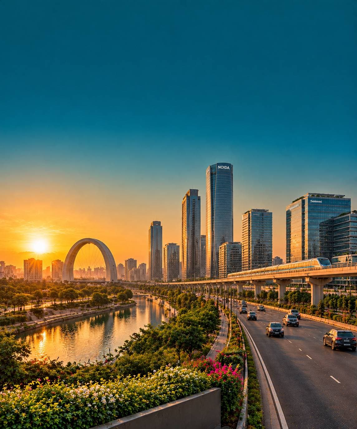 Noida — scenic destination for Hire N Ride self-drive rentals