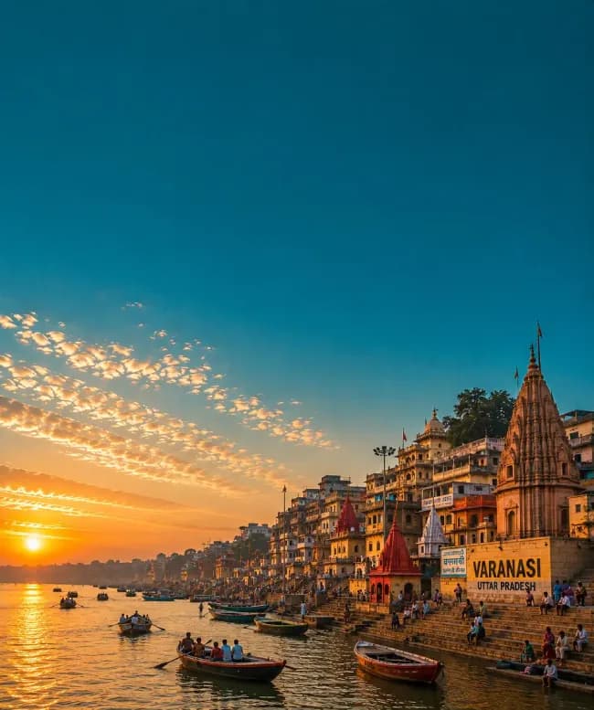 Varanasi — scenic destination for Hire N Ride self-drive rentals