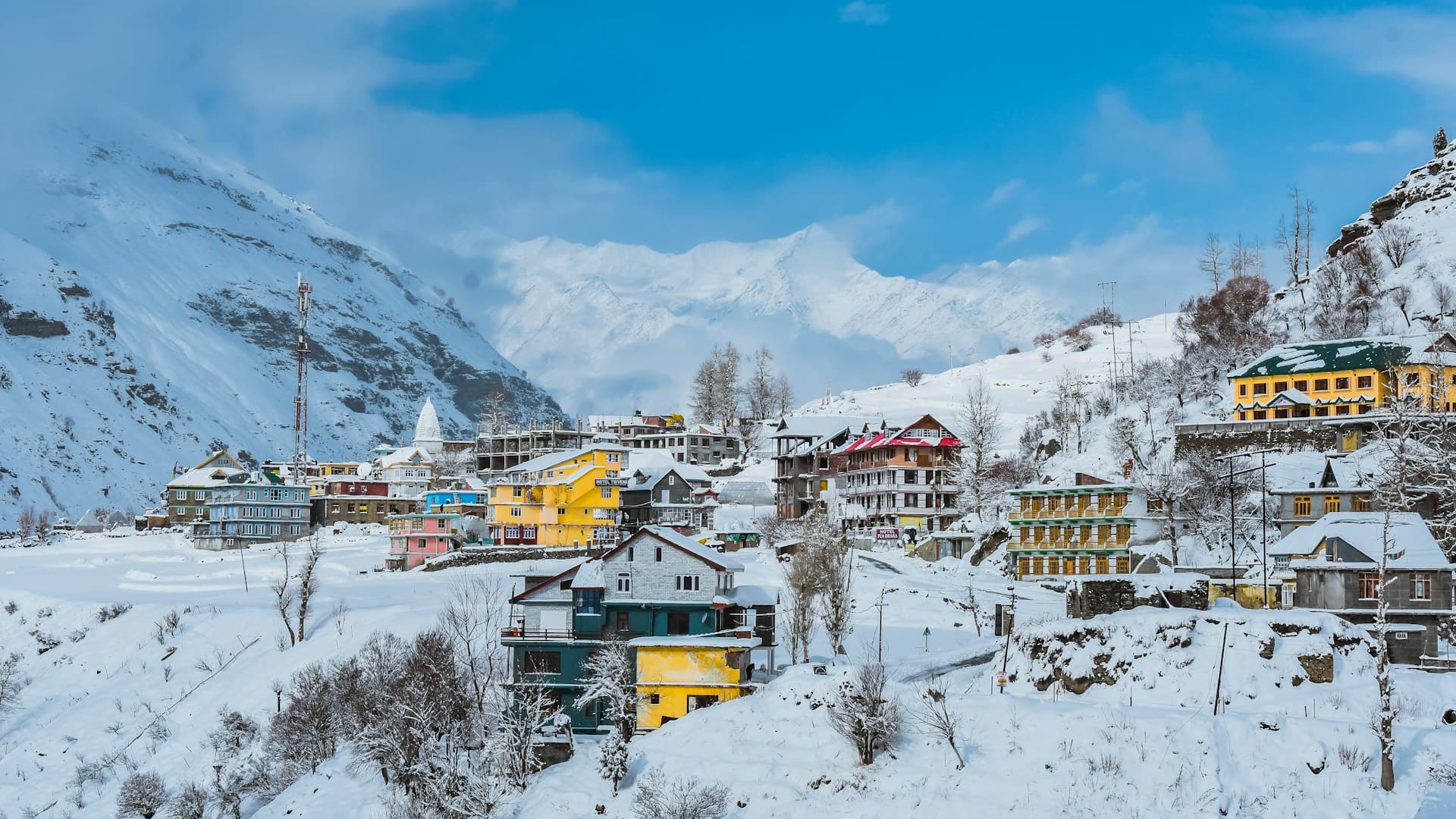 Manali Snow View