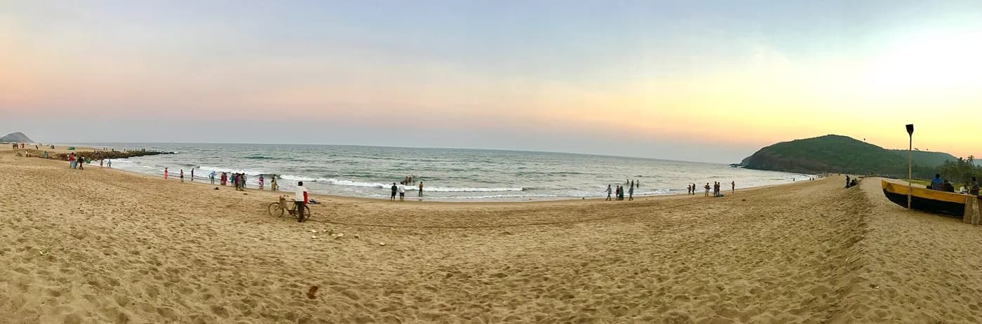 Yarada Beach near Visakhapatnam — top place to explore on a Hire N Ride trip