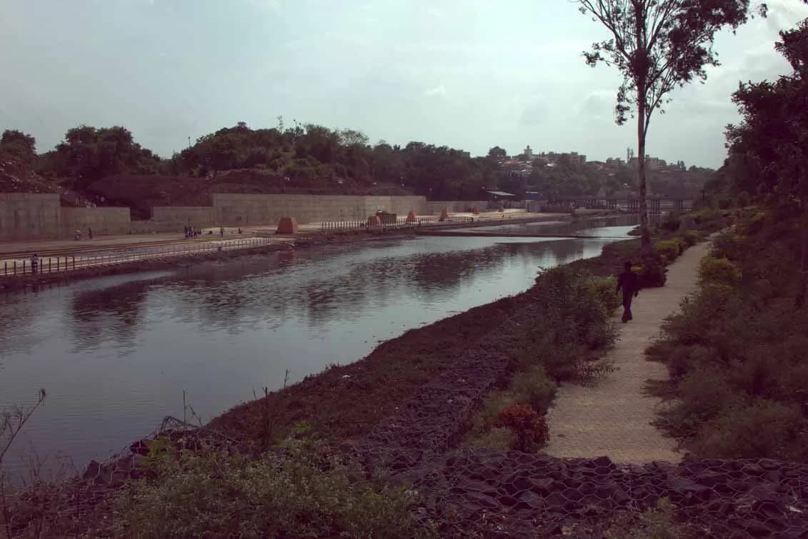 Godavari river from Tapovan