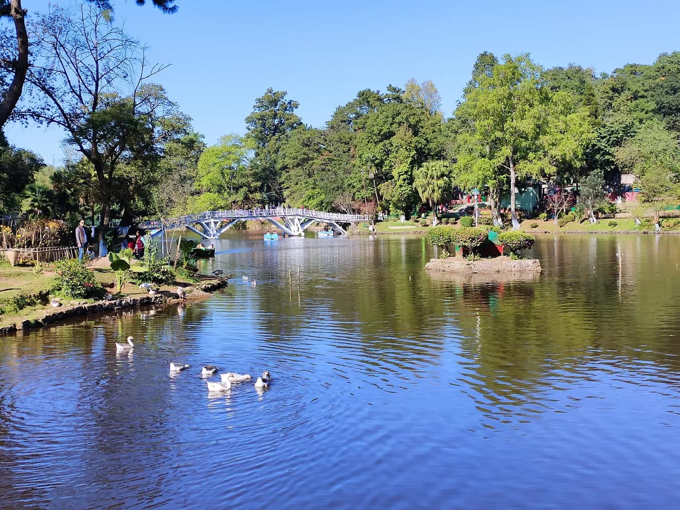 Ward's Lake near Shillong — top place to explore on a Hire N Ride trip