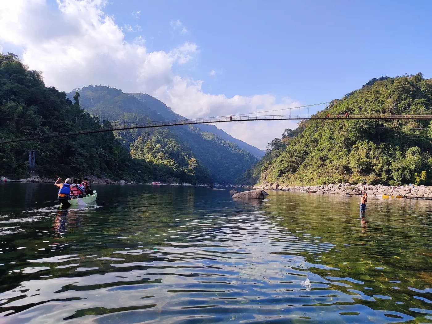Dawki and the Umngot River near Shillong — top place to explore on a Hire N Ride trip