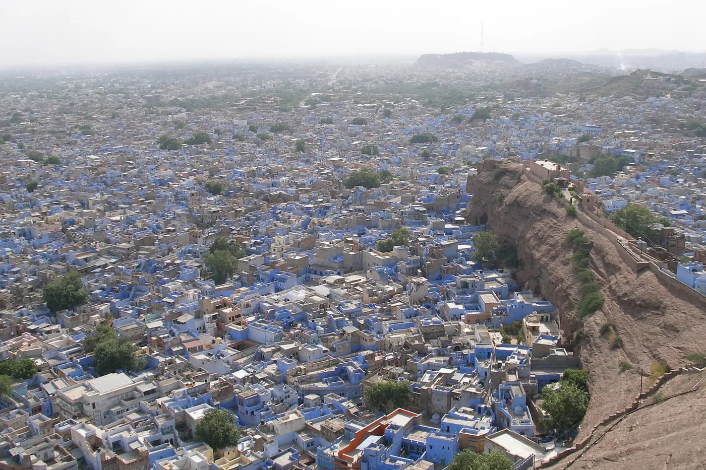 Panorama of Jodhpur from the fort