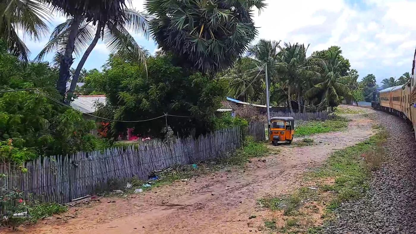 Train at Rameswaram station