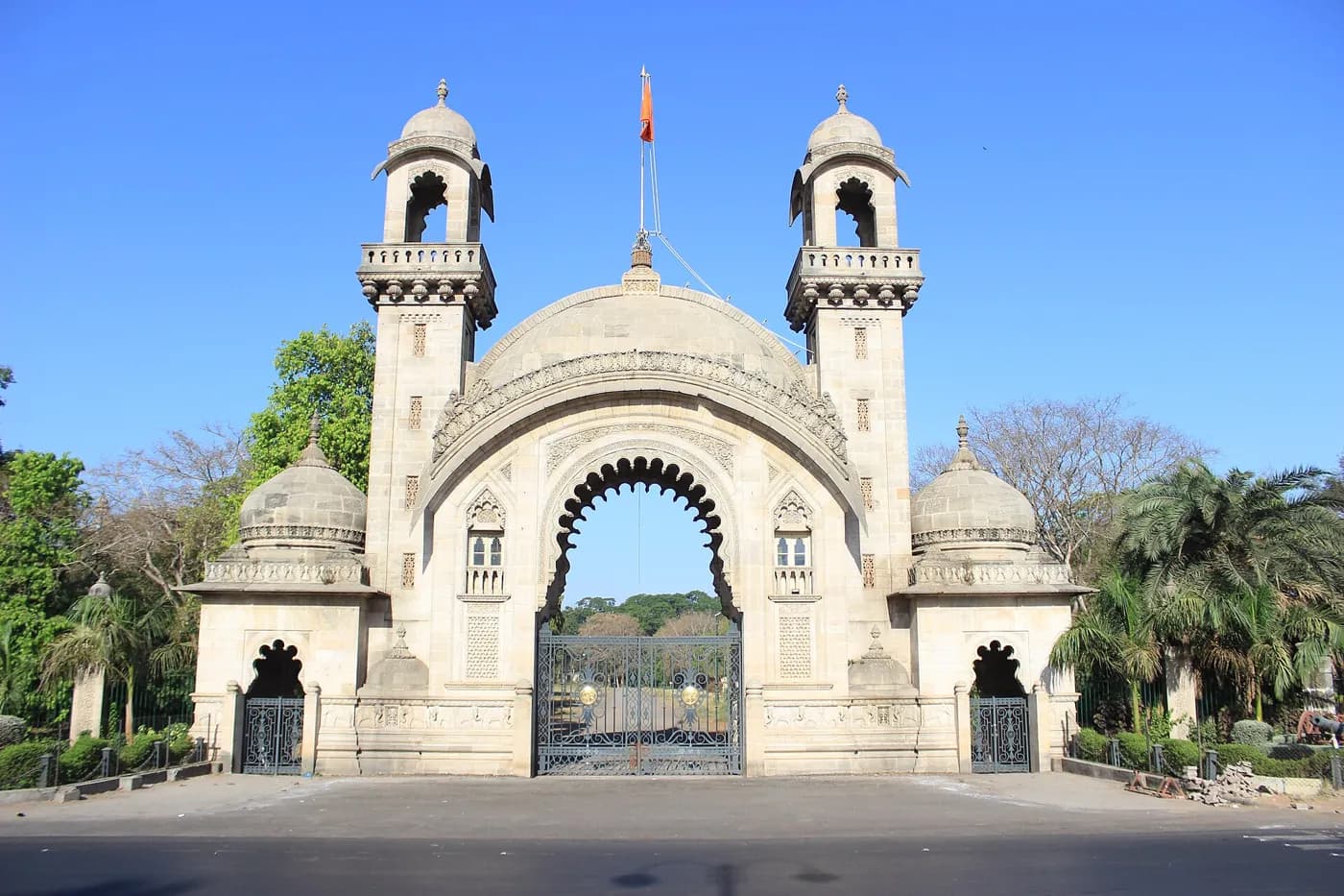 Main gate of Laxmi Vilas Palace