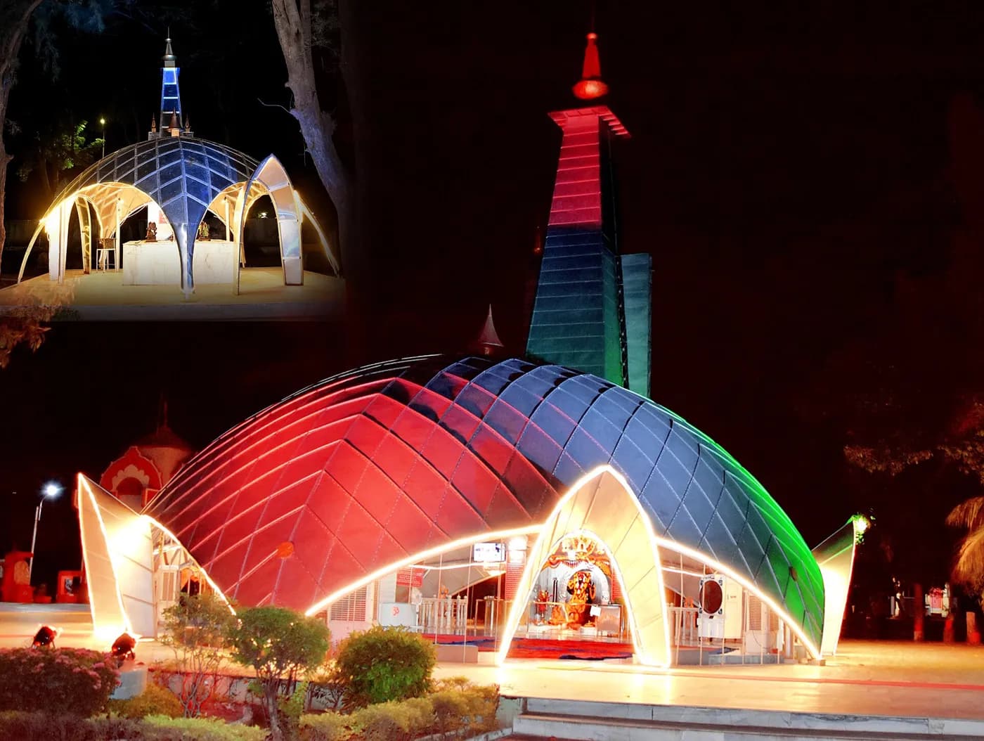 EME Temple near Vadodara — top place to explore on a Hire N Ride trip