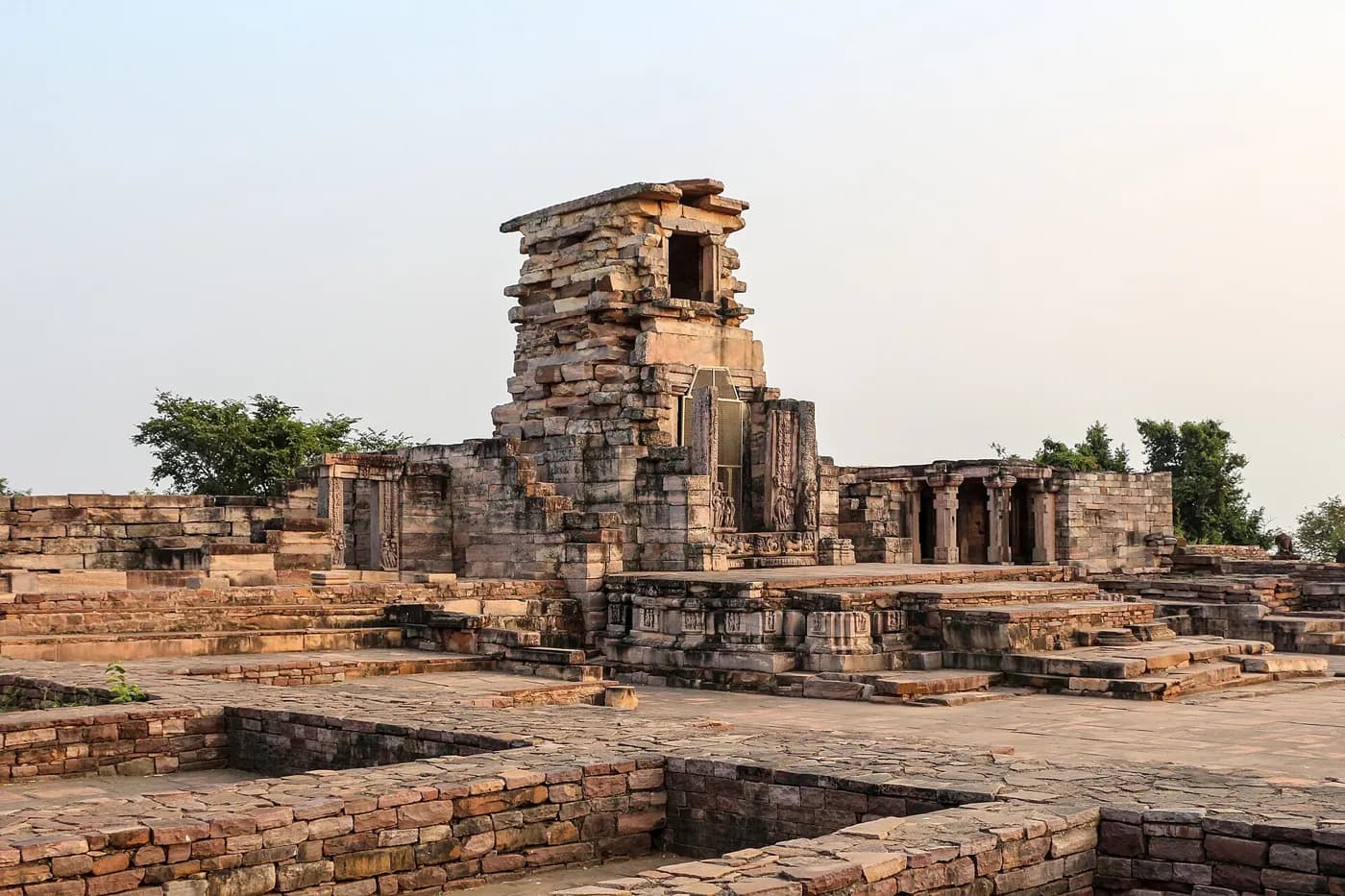 Monastery ruins at Sanchi