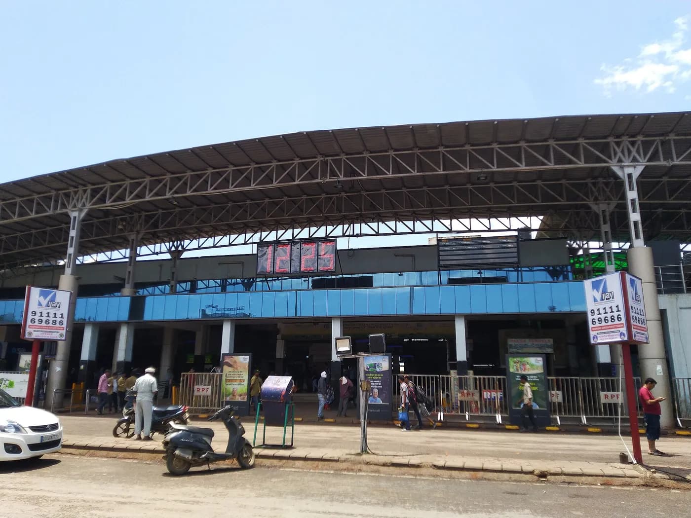 Exterior of Raipur Junction railway station - near Kumhari, bike rental by Hire N Ride