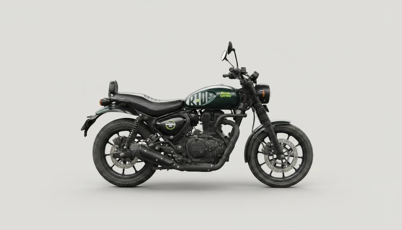 Royal Enfield Hunter 350 2024 available for self-drive rental on Hire N Ride