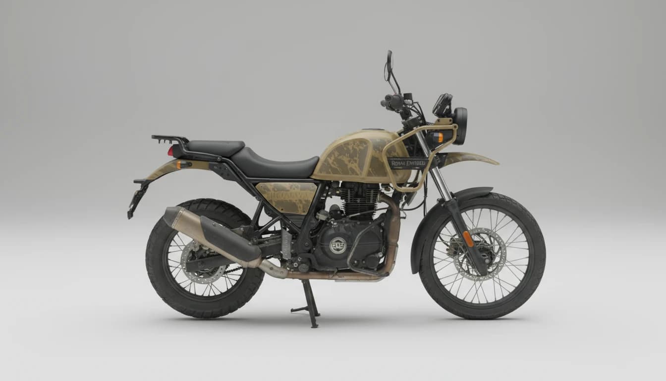 Royal Enfield Himalayan 410.94cc 2022 available for self-drive bike or scooter rental in Manali on Hire N Ride