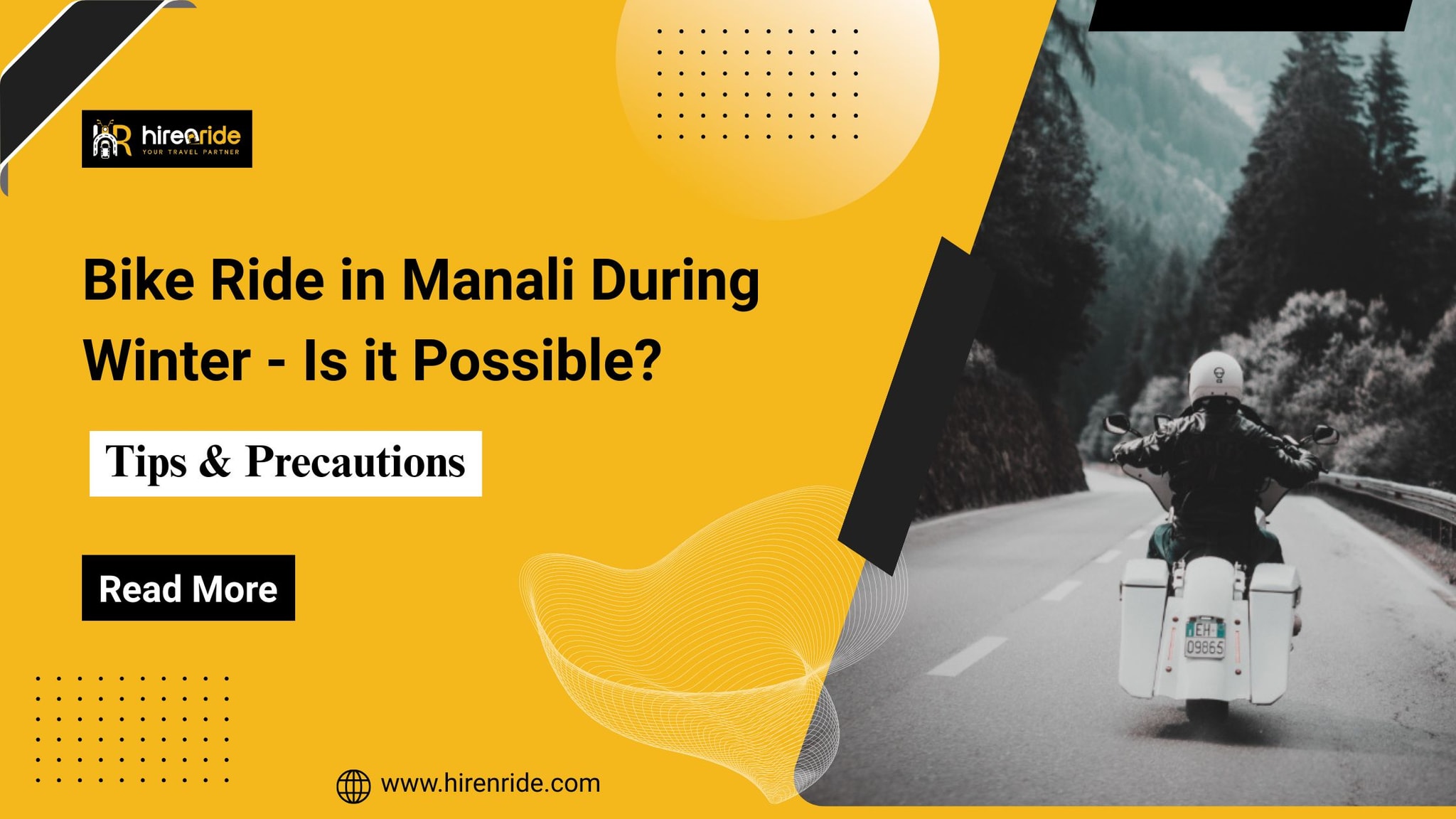 Bike Ride in Manali During Winter: Is it Possible? Tips & Precautions