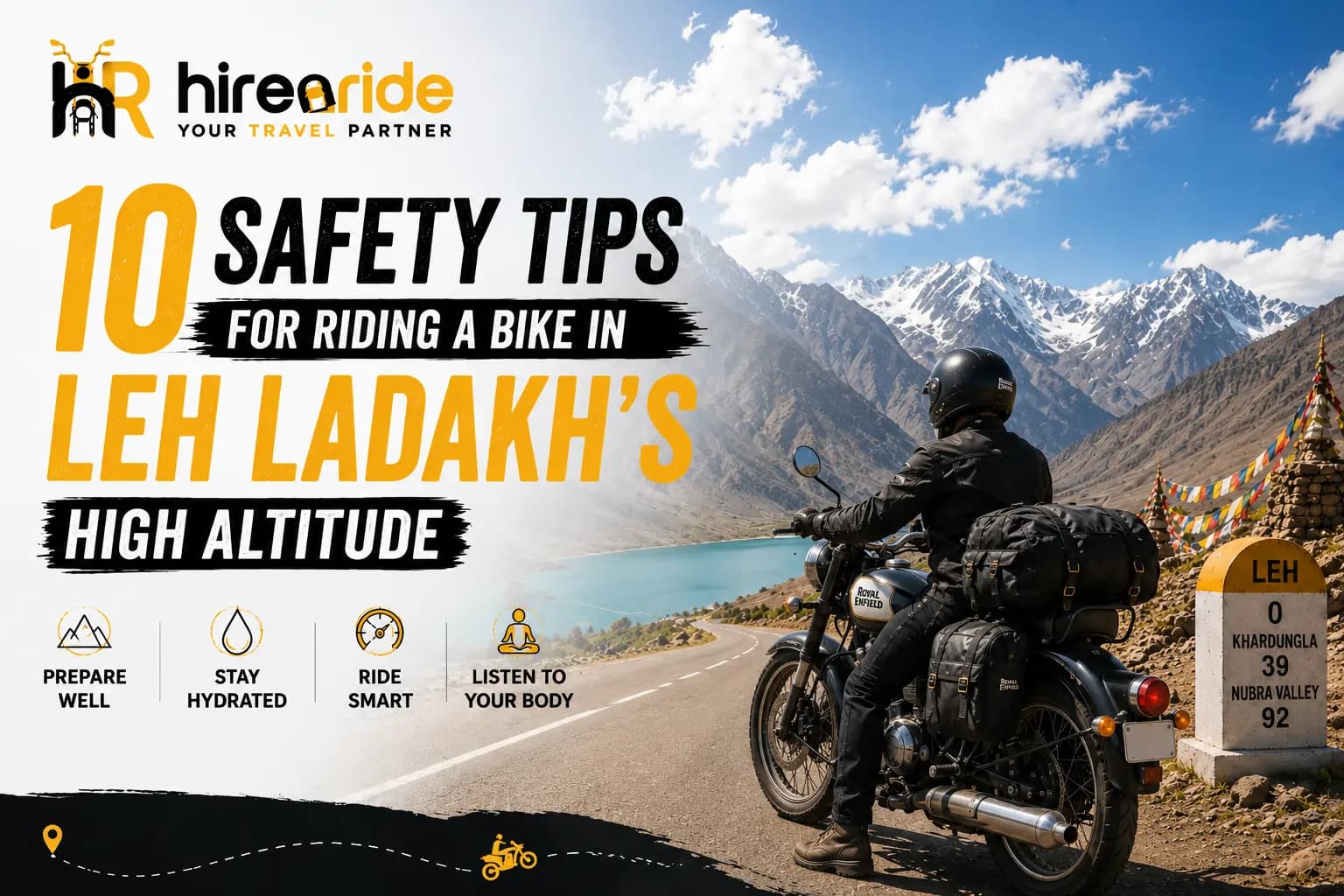 10 Safety Tips for Riding a Bike in Leh Ladakh's High Altitude