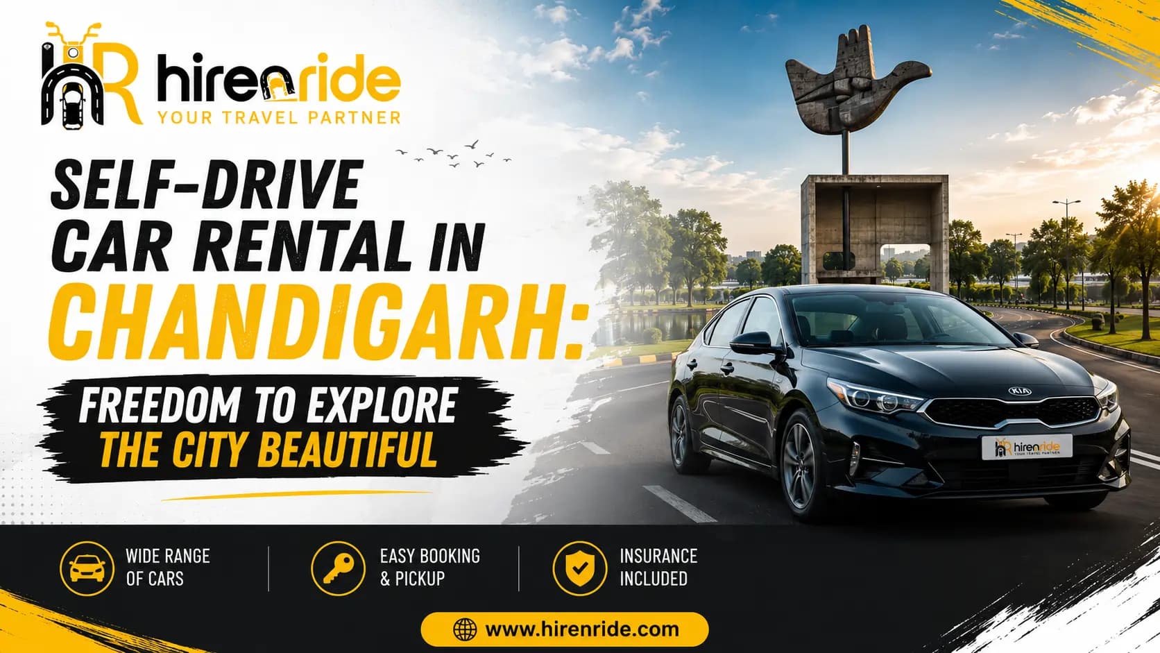 Self-Drive Car Rental in Chandigarh: Freedom to Explore the City Beautiful