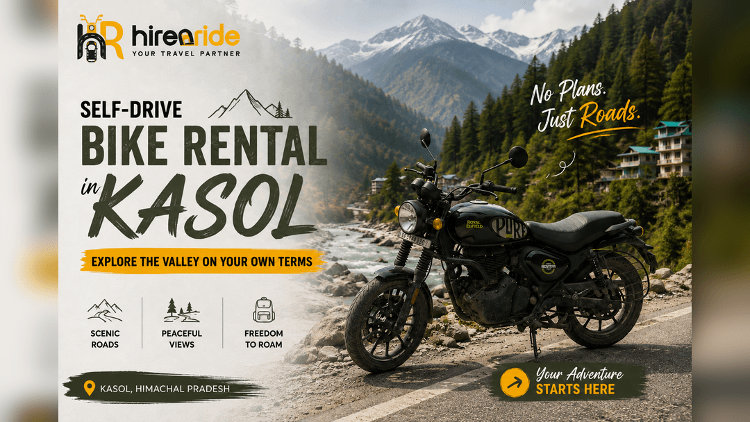 Self-Drive Bike Rental in Kasol: Explore the Valley on Your Own Terms