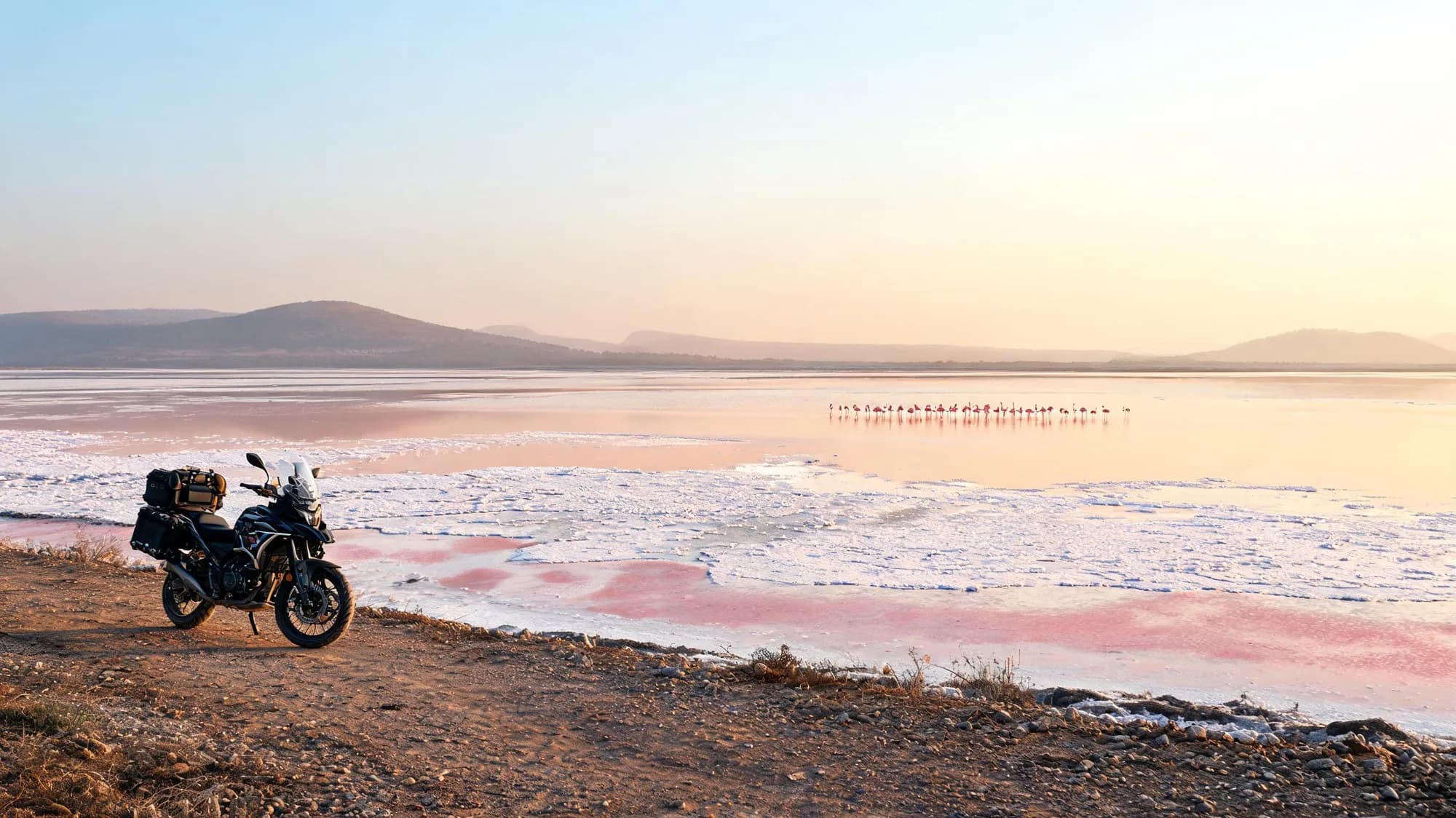 Which Way to Sambhar? A Jaipur Bike Morning on India's Salt Lake