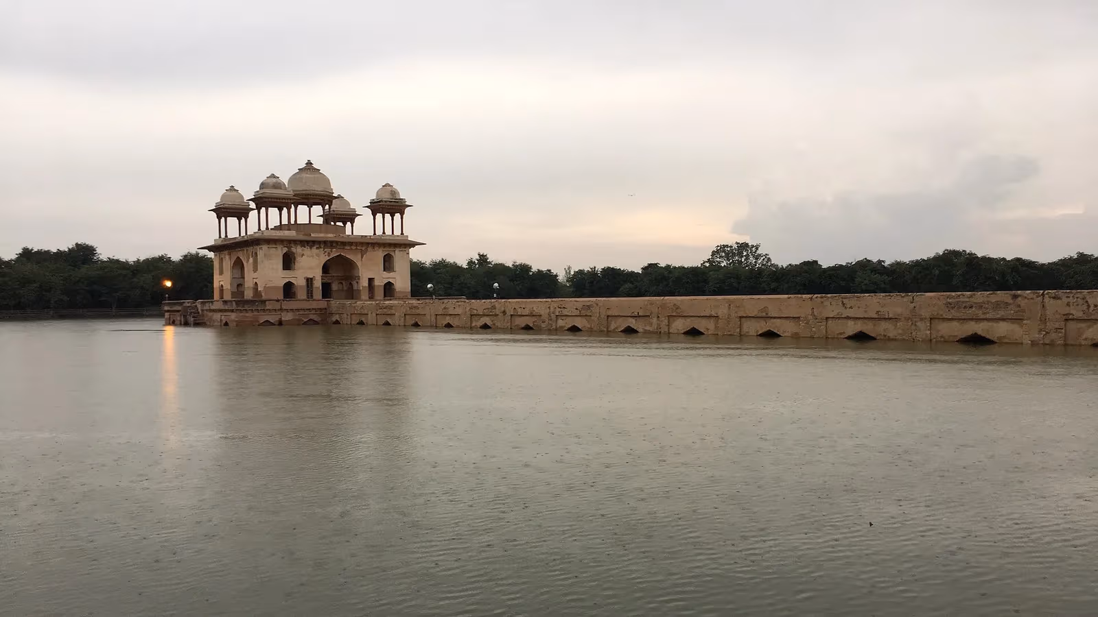 Delhi Drivers, Narnaul's Akbar-Era Jal Mahal Stands in Water Again