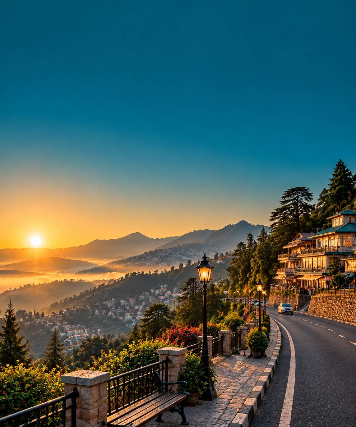 Mussoorie — scenic destination for Hire N Ride self-drive rentals