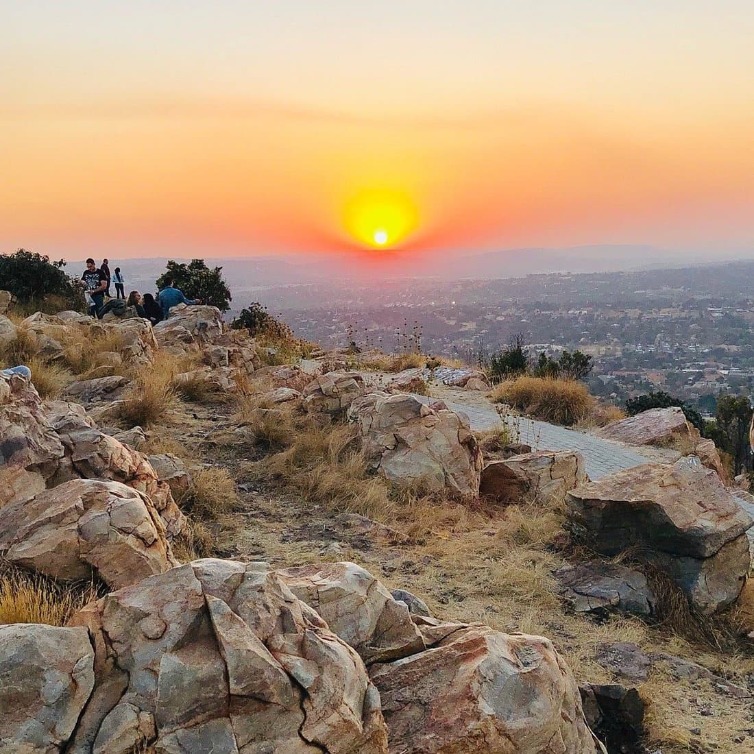 Sunset at the North Cliff