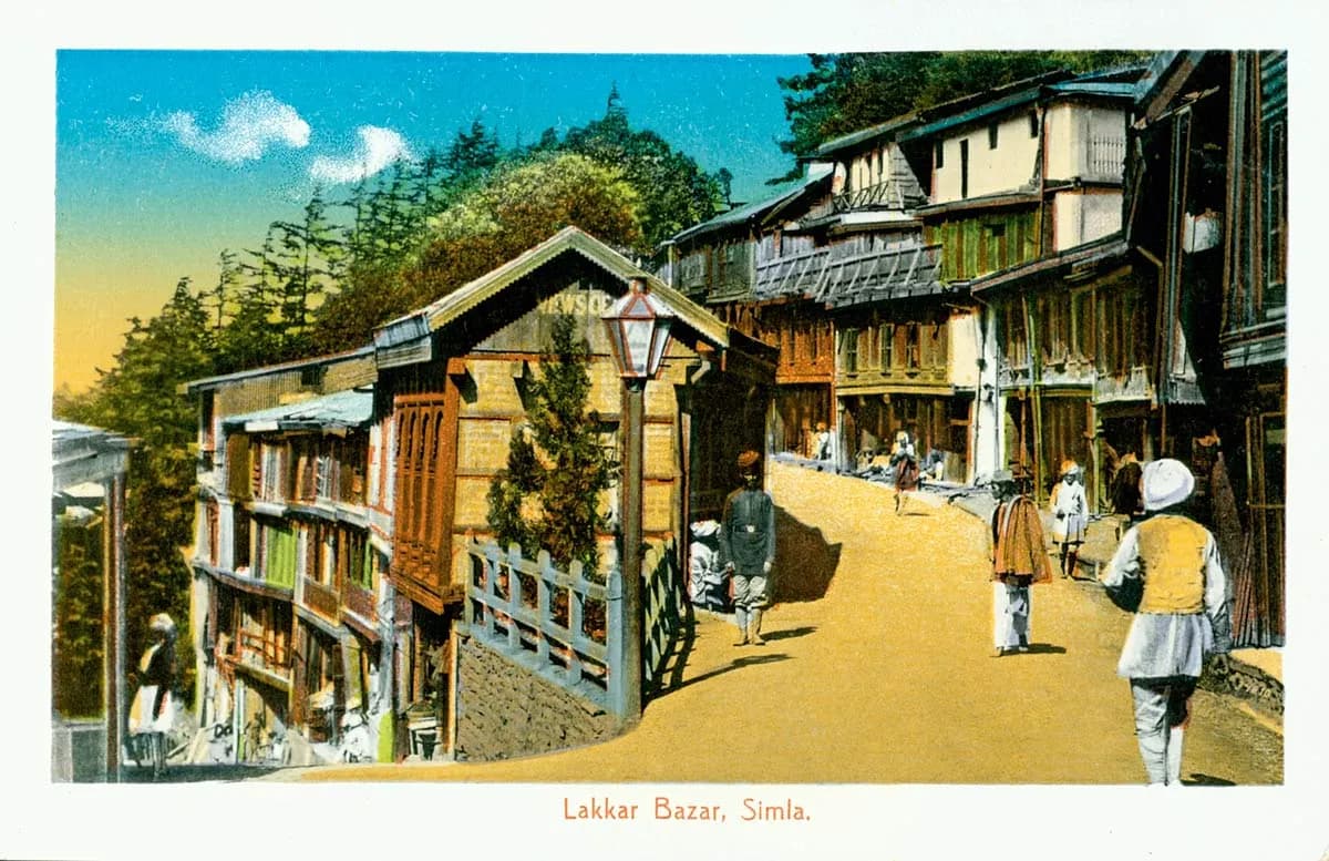 Lakkar Bazaar in Shimla — things to do on a Hire N Ride trip