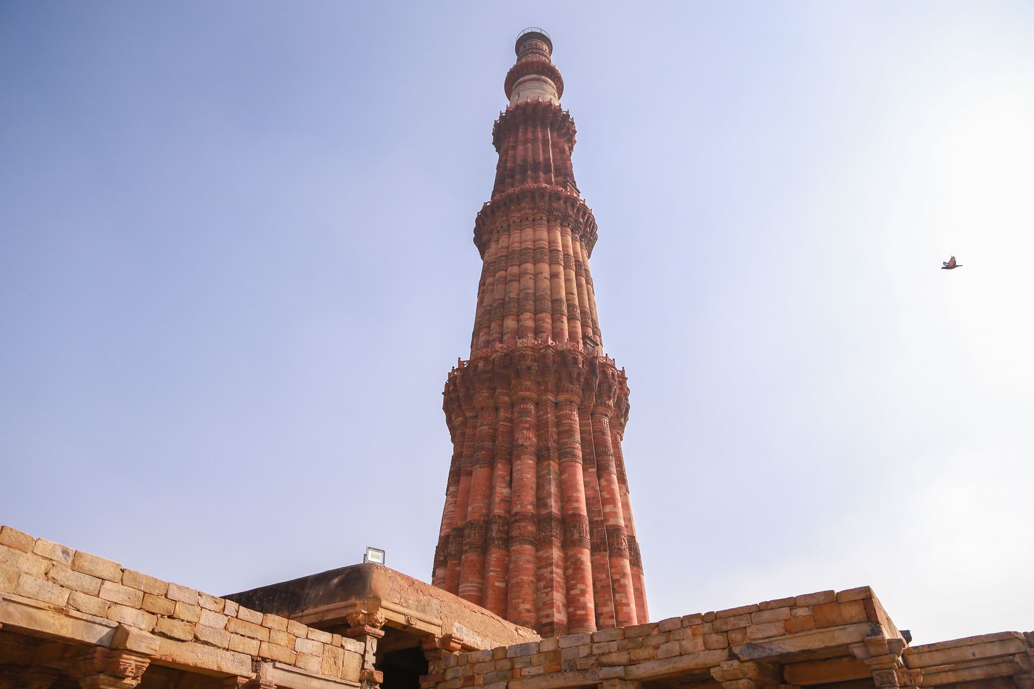 Qutub Minar near Delhi — top place to explore on a Hire N Ride trip