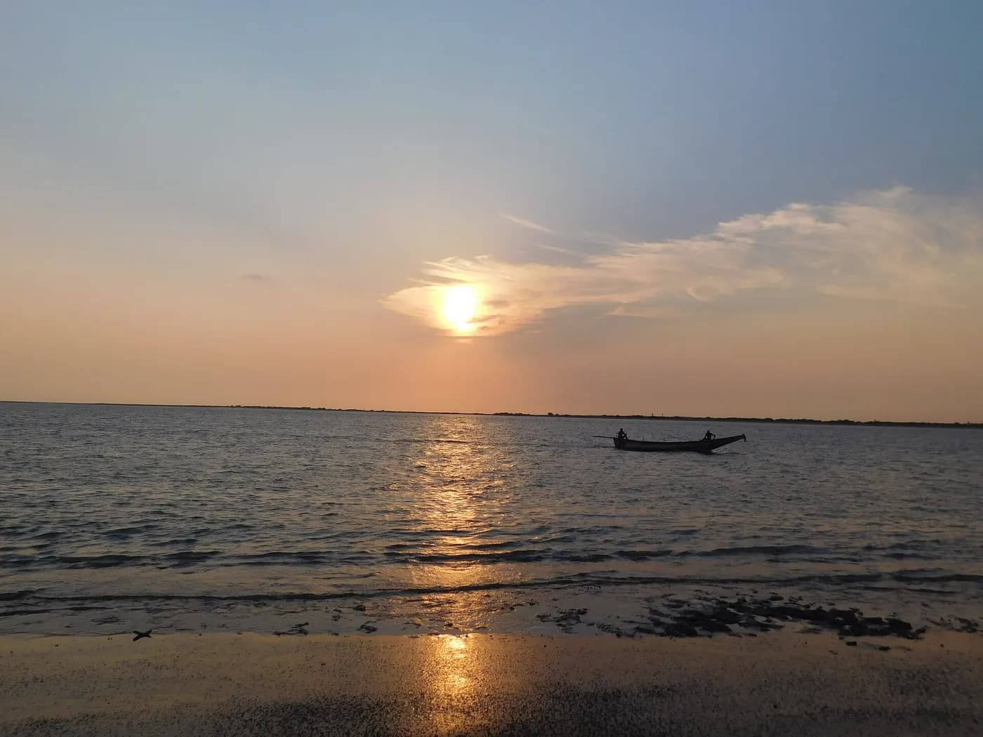 Sunset at Antarvedi Beach in Narasapuram — things to do on a Hire N Ride trip
