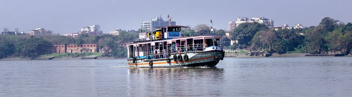 Ferry Across the Hooghly in Howrah — things to do on a Hire N Ride trip