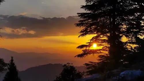 Sunset at Gun Hill in Mussoorie — things to do on a Hire N Ride trip