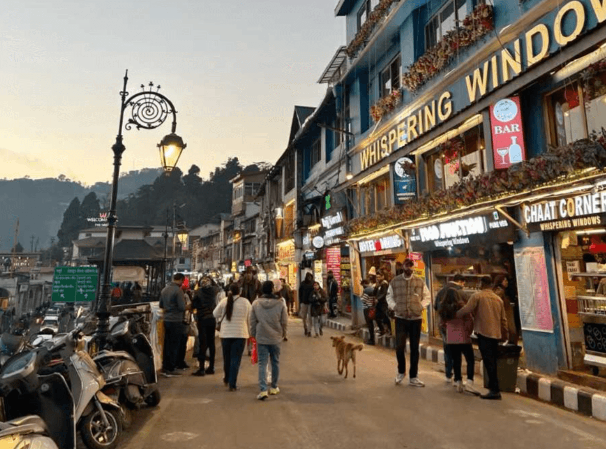 Walk the Mall Road in Mussoorie — things to do on a Hire N Ride trip