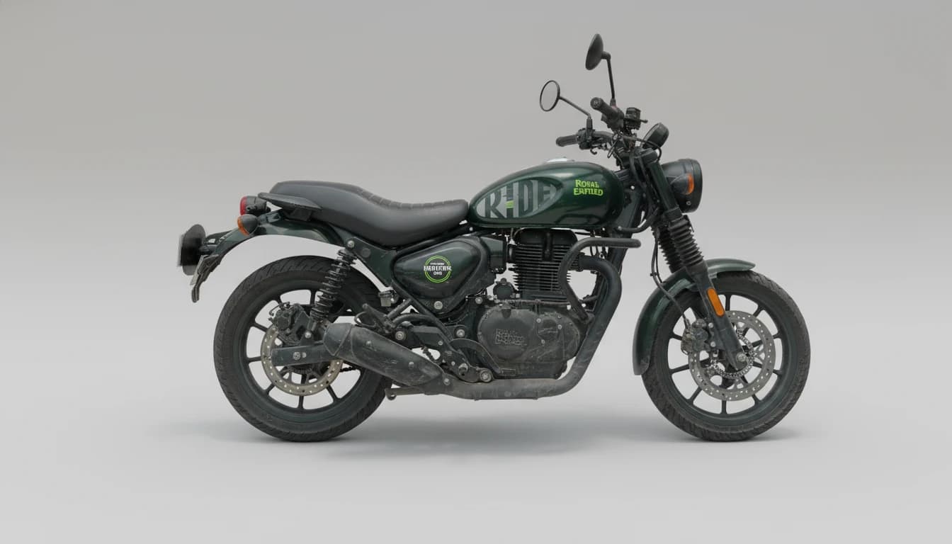 Royal Enfield Hunter 350 349.34cc 2024 available for self-drive rental on Hire N Ride