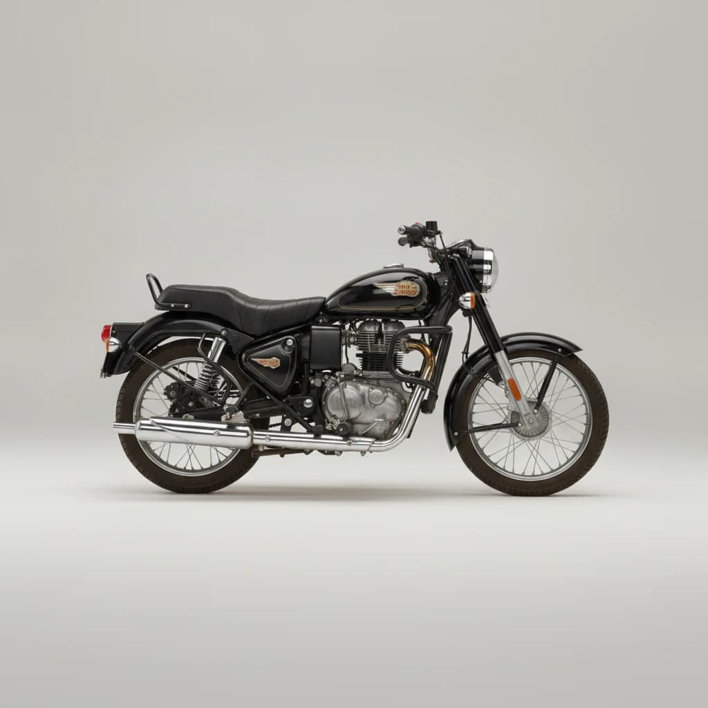 Royal Enfield Bullet 350 349.34 Cc 2024 available for self-drive bike or scooter rental in Manali on Hire N Ride