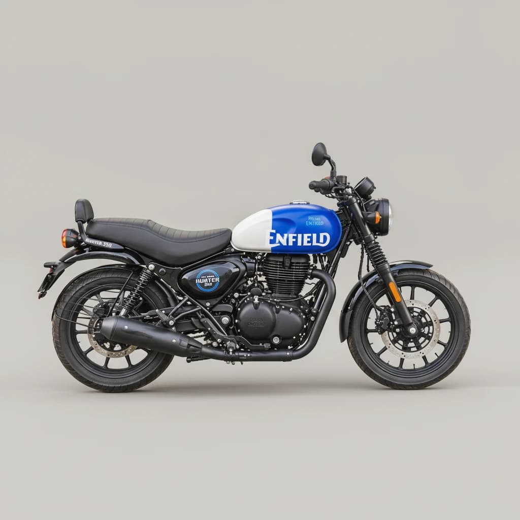 Royal Enfield Hunter 350 Standard 2026 available for self-drive bike or scooter rental in Manali on Hire N Ride
