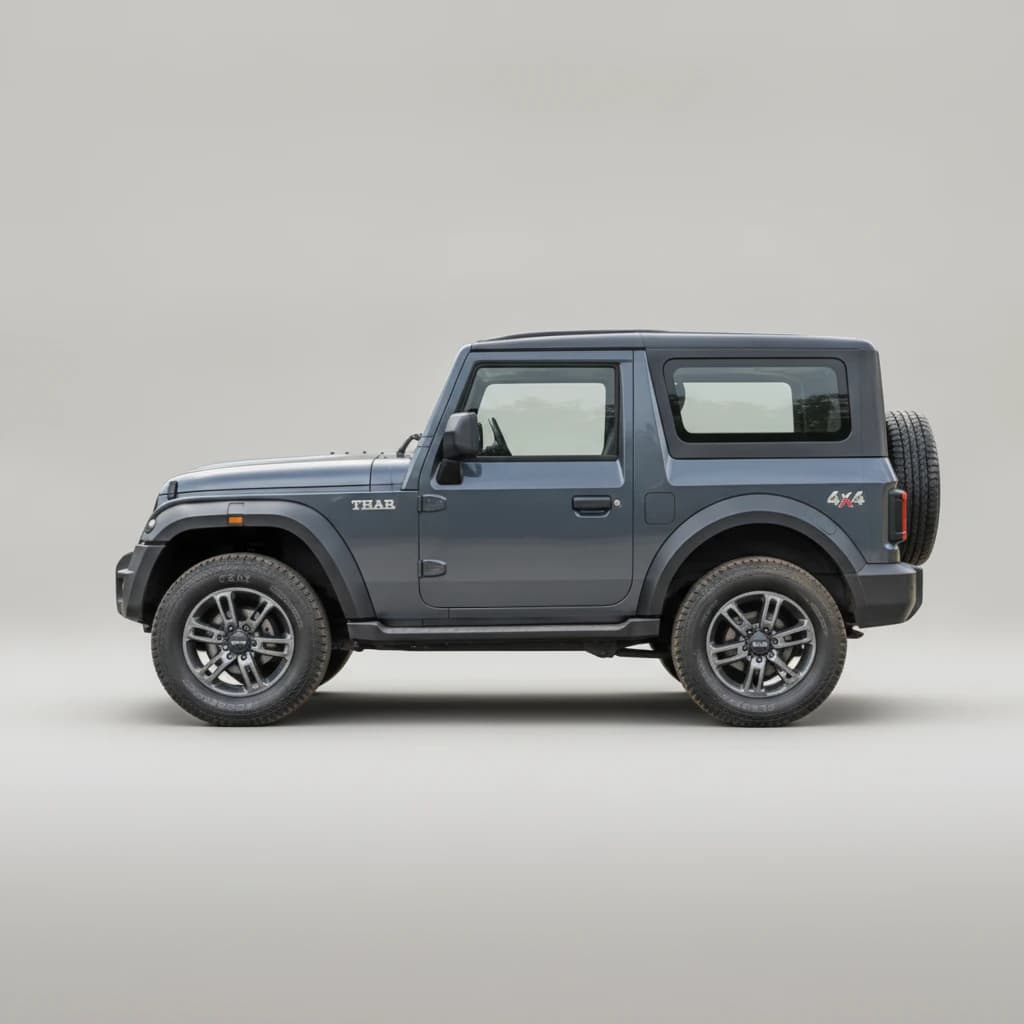Mahindra Thar Lx P 2022 available for self-drive car rental in Manali on Hire N Ride