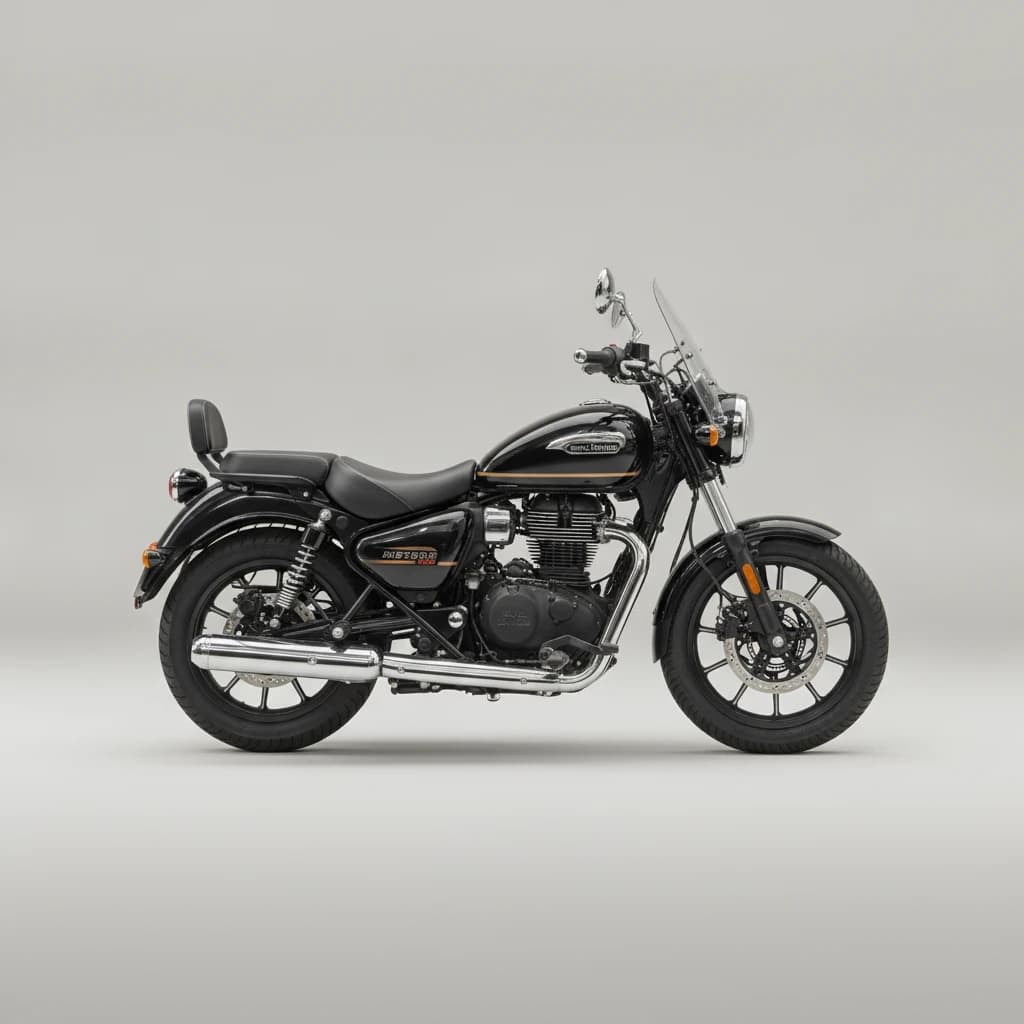 Royal Enfield Meteor 350 2025 available for self-drive bike or scooter rental in Chandigarh on Hire N Ride