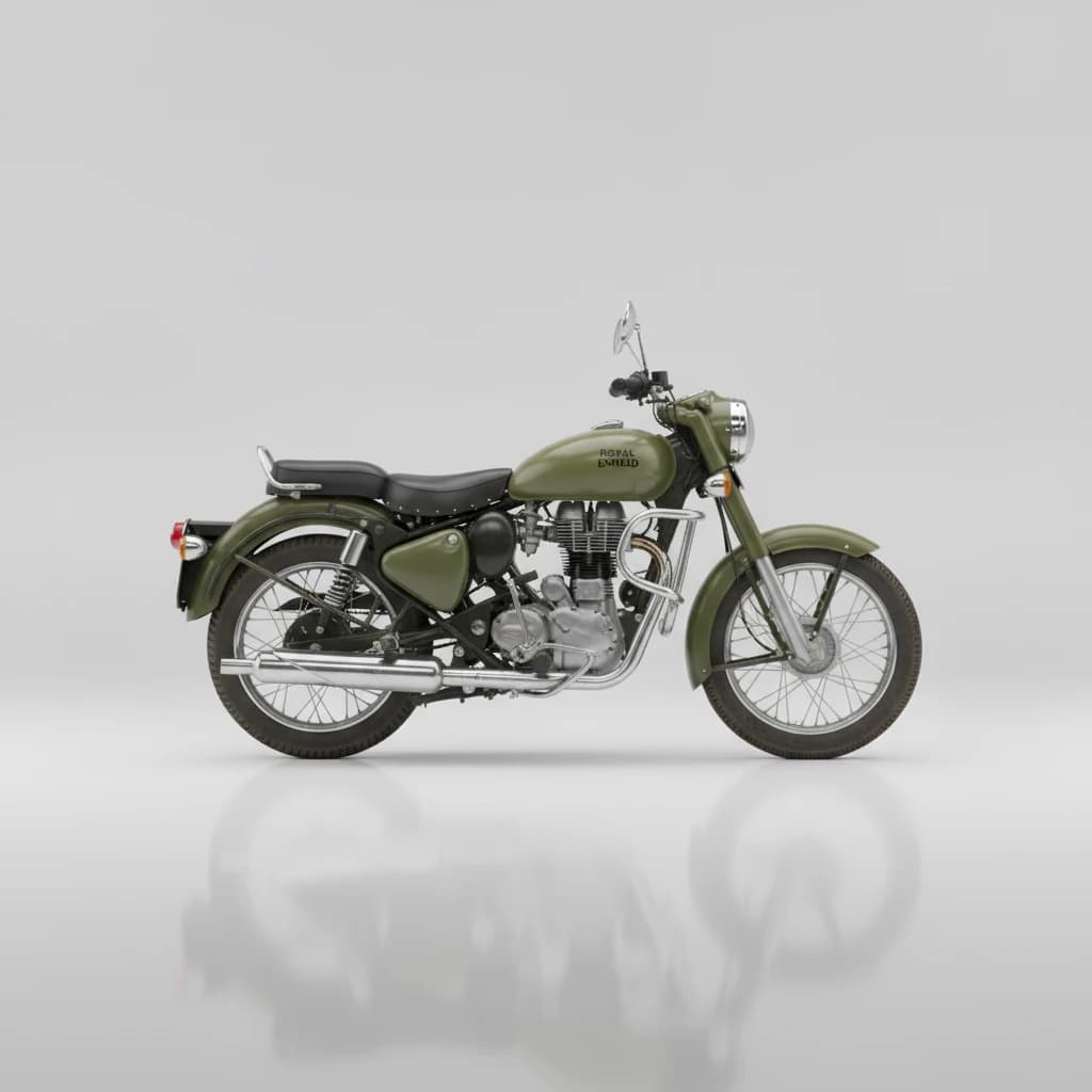 Royal Enfield Classic Classic 350 2022 available for self-drive bike or scooter rental in Mussoorie on Hire N Ride