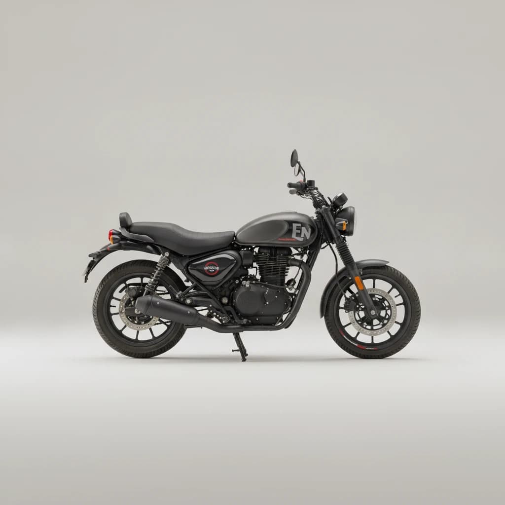 Royal Enfield Hunter 350 2025 available for self-drive bike or scooter rental in Mussoorie on Hire N Ride