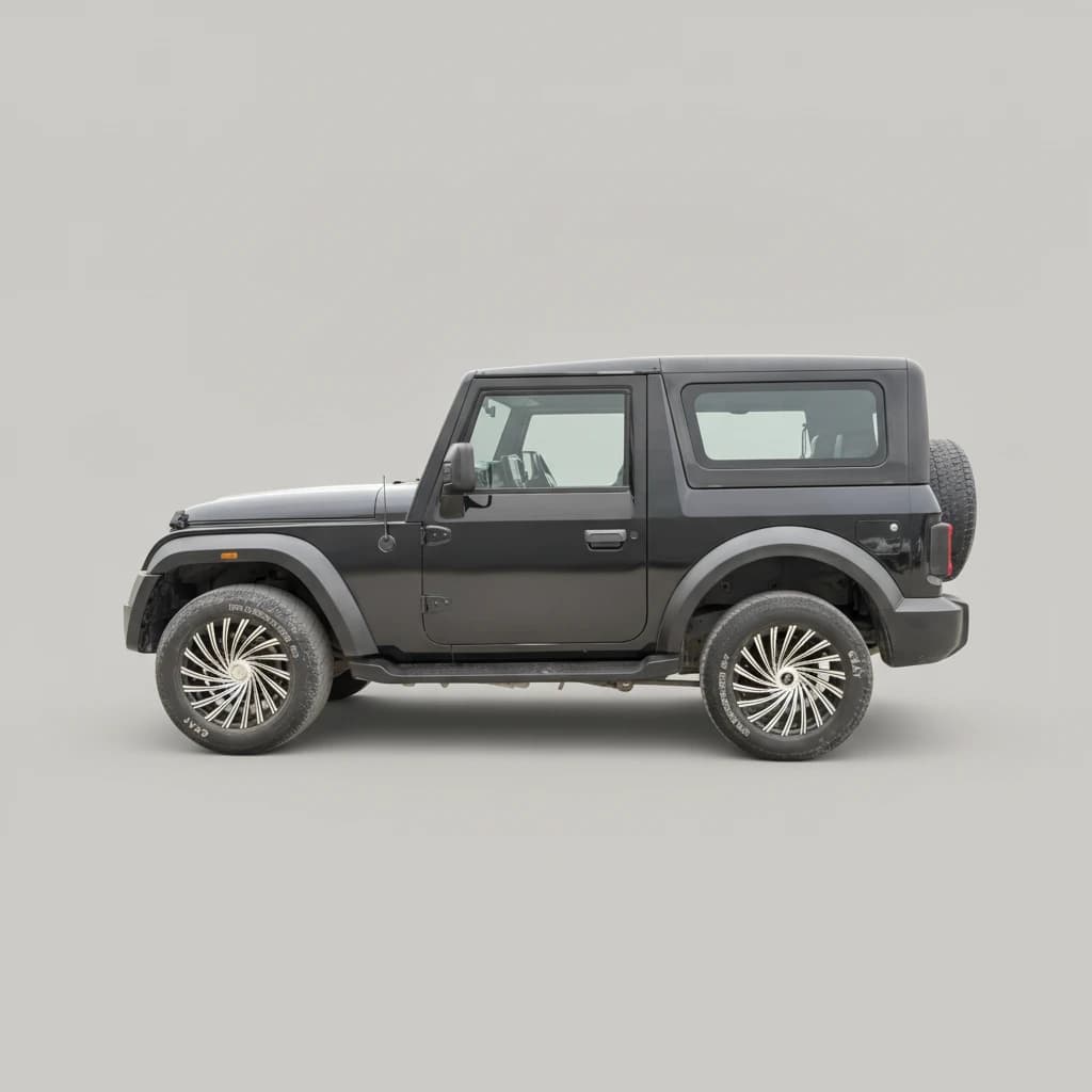 Mahindra Thar Lx D 2023 available for self-drive car rental in Chandigarh on Hire N Ride