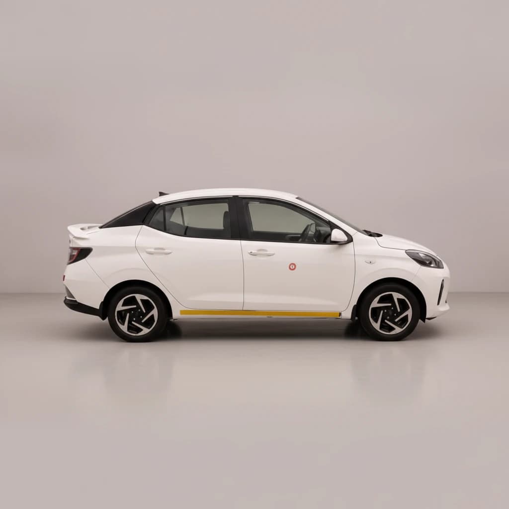 Hyundai Aura S 2025 available for self-drive rental on Hire N Ride