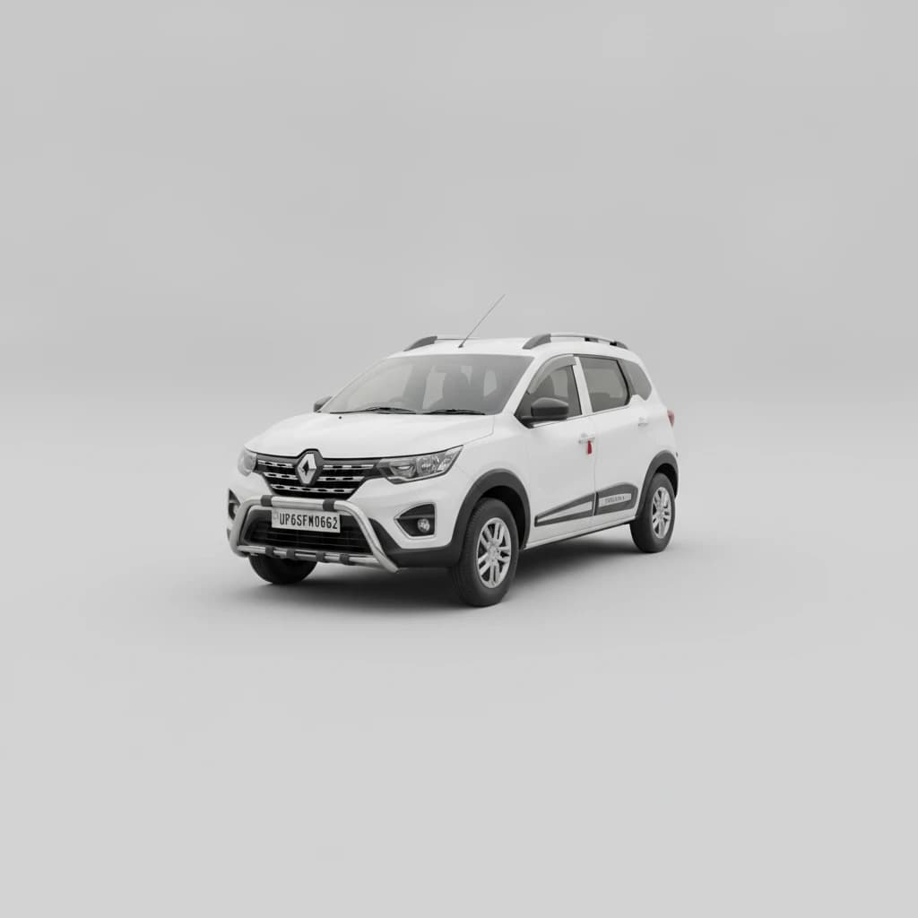 Renault Triber Rxl 2024 available for self-drive car rental in Varanasi on Hire N Ride