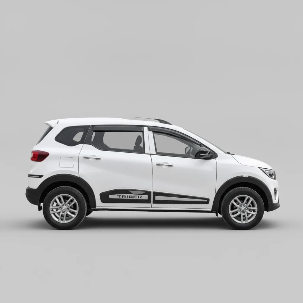 Renault Triber Rxl 2024 available for self-drive car rental in Varanasi on Hire N Ride