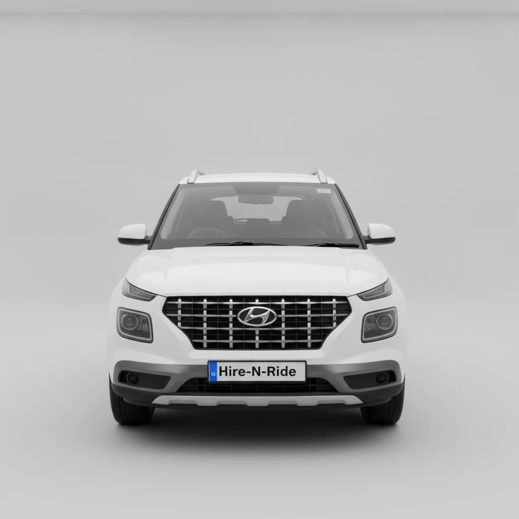Hyundai Venue 1.2 Kappa Mt S+ 2021 available for self-drive car rental in Chandigarh on Hire N Ride