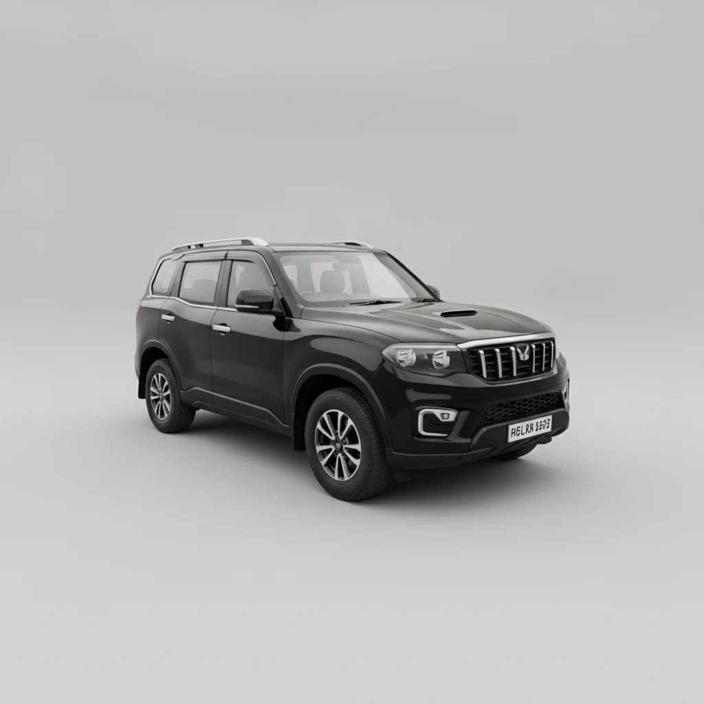 Mahindra & Mahindra Scorpio Z8 2024 available for self-drive car rental in Noida on Hire N Ride