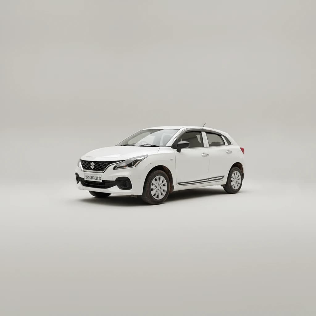 Maruti Suzuki Baleno Sigma 2025 available for self-drive car rental in Jaipur on Hire N Ride