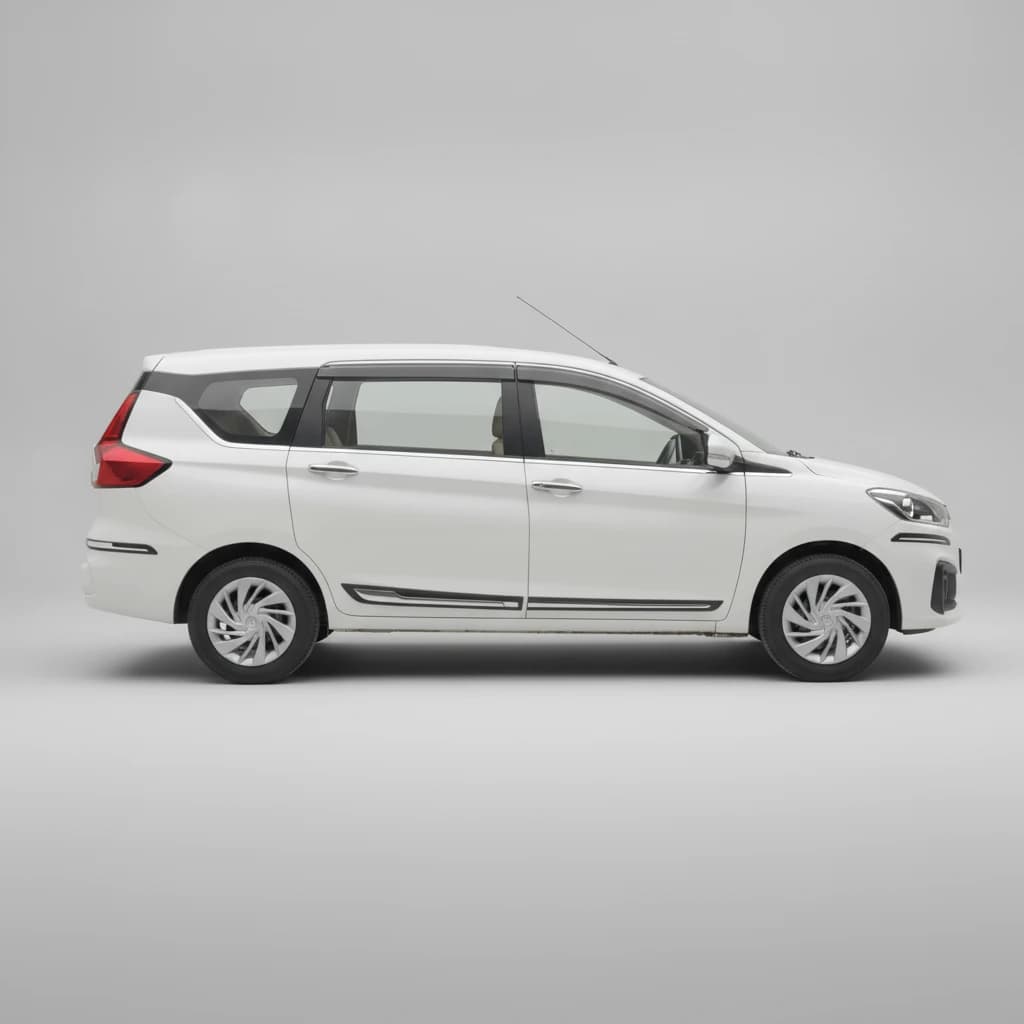 Maruti Suzuki Ertiga Vxi 2025 available for self-drive car rental in Indore on Hire N Ride