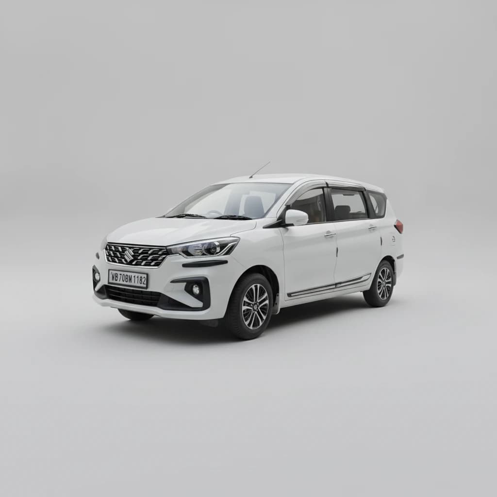 Maruti Suzuki Ertiga Zxi+ 2022 available for self-drive car rental in Gandhi Nagar on Hire N Ride