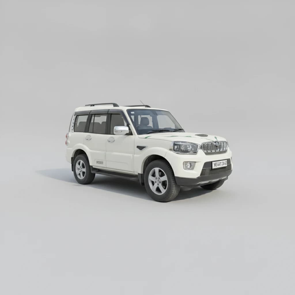 Mahindra Scorpio S11 2018 available for self-drive car rental in Gandhi Nagar on Hire N Ride