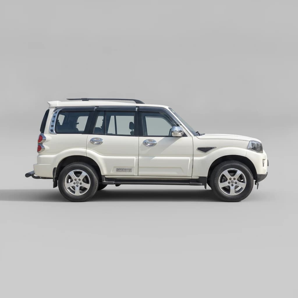 Mahindra Scorpio S11 2018 available for self-drive car rental in Gandhi Nagar on Hire N Ride